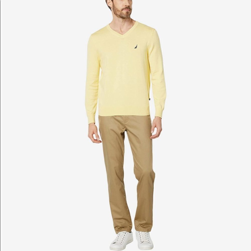 Nautica Men's Navtech V-Neck Sweater Large - Picture 9 of 15